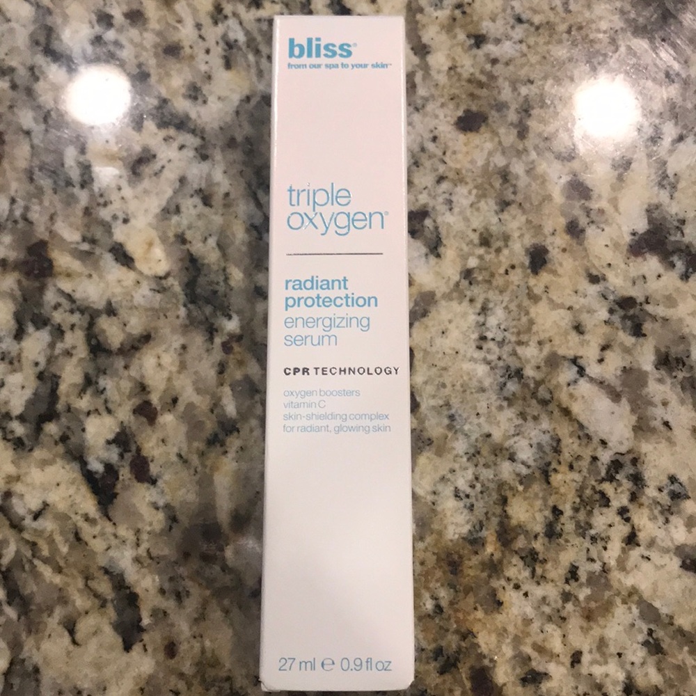 Bliss triple oxygen energizing serum